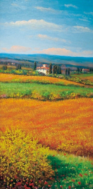 "La Ginestra" olio su tela cm 40-80