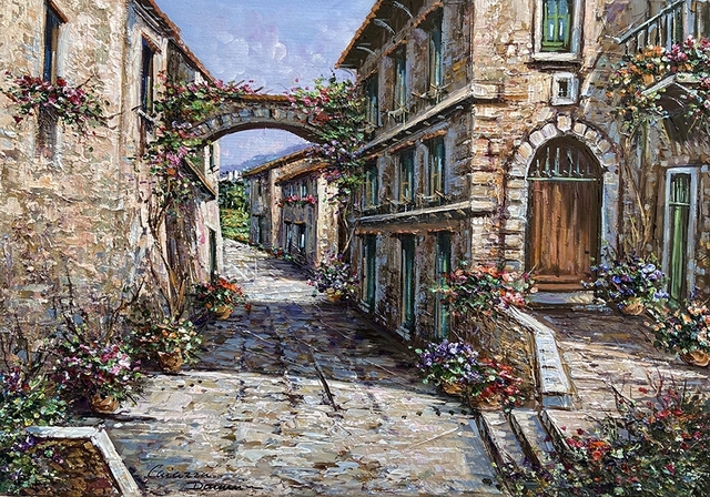 tecnica mista su tela cm 70 x 50