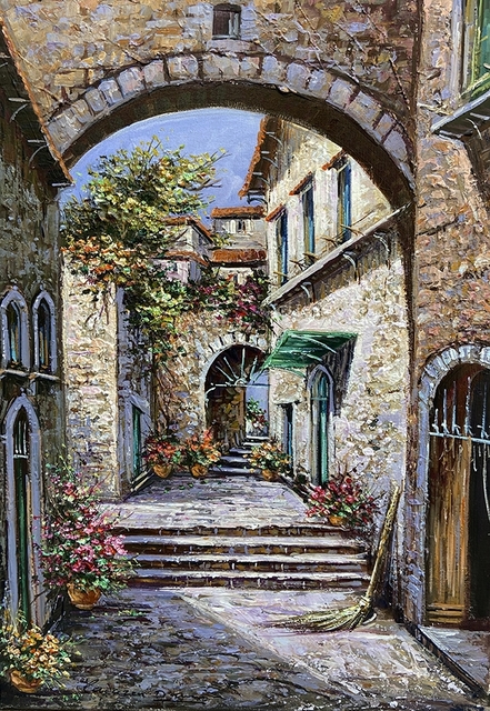 tecnica mista su tela cm 50 x 70