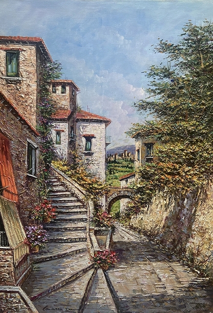 tecnica mista su tela cm 70 x 100