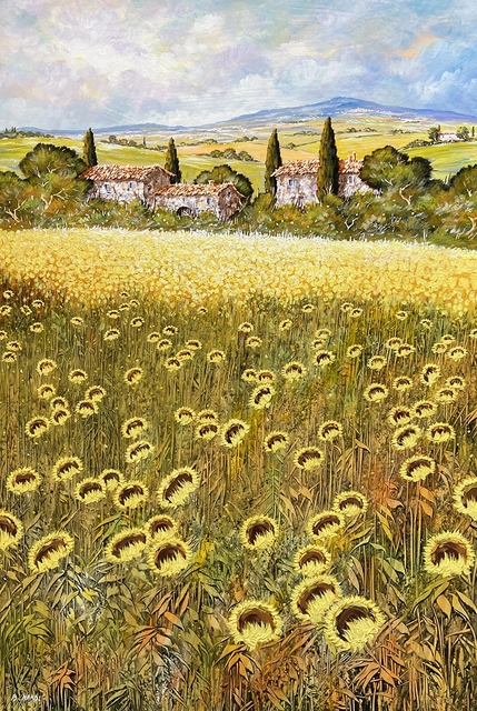 tecnica mista su tela 100 x 70