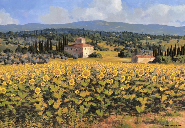 olio su tela cm 70 x 100