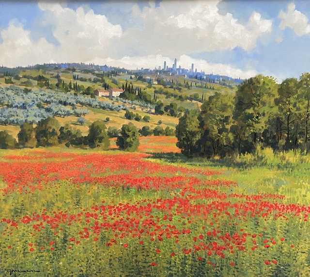 olio su tela cm 90 x 80